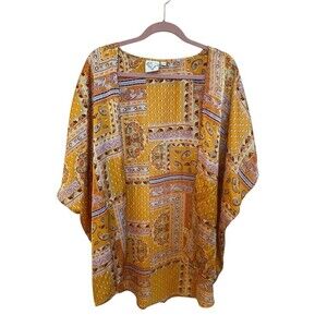 Janetchung Yellow Short Duster Spring/Summer Sz.L